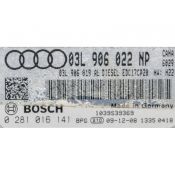 ECU Calculator Motor Audi A4 2.0TDI 03L906022NP 0281016141 EDC17CP20 CAHA H22 {