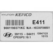 ECU Calculator Motor Hyundai I10 39115-04411 9001190371KC CPEGP2.10.1 {