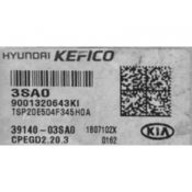 ECU Calculator Motor Kia Ceed 1.4 39140-03SA0 CPEGD2.20.3