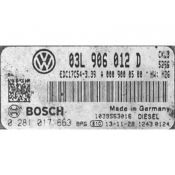 ECU Calculator Motor VW Crafter 2.0TDI 03L906012D 0281017663 EDC17C54 CKUB H26 {